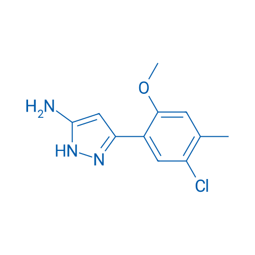 3-(5-Chloro-2-methoxy-4-methylphenyl)-1H-pyrazol-5-amine 1g
