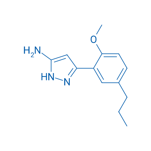 3-(2-Methoxy-5-propylphenyl)-1H-pyrazol-5-amine 1g