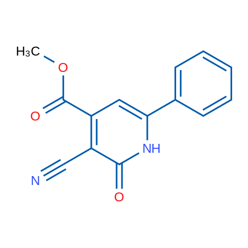 Methyl 3-cyano-2-oxo-6-phenyl-1,2-dihydropyridine-4-carboxylate 5g