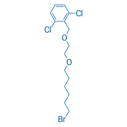 2-((2-((6-Bromohexyl)oxy)ethoxy)methyl)-1,3-dichlorobenzene 10g