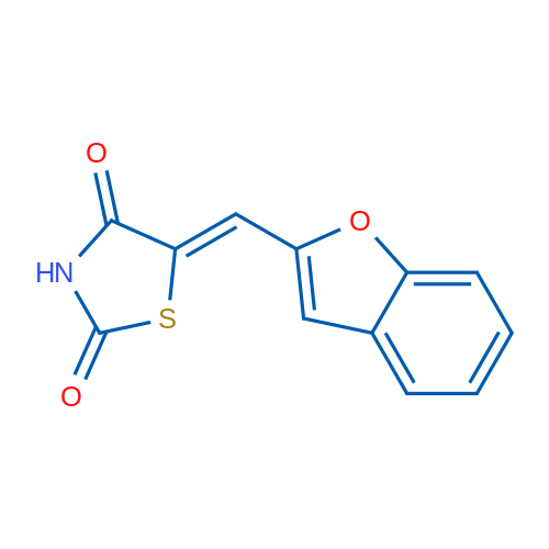 (5Z)-5-[(1-Benzofuran-2-yl)methylidene]-1,3-thiazolidine-2,4-dione 1g