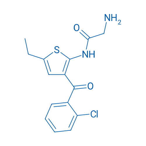 2-Amino-N-(3-(2-chlorobenzoyl)-5-ethylthiophen-2-yl)acetamide 5g