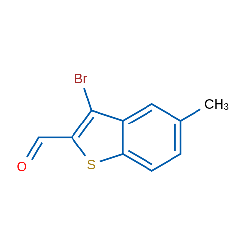 3-Bromo-5-methylbenzo[b]thiophene-2-carbaldehyde 1g
