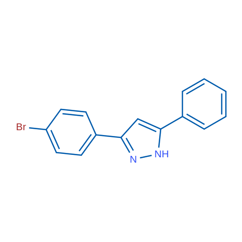 3-(4-Bromophenyl)-5-phenyl-1H-pyrazole 1g