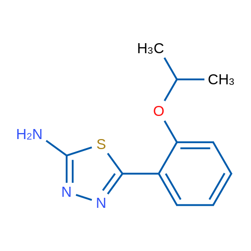 5-(2-Isopropoxyphenyl)-1,3,4-thiadiazol-2-amine 1g
