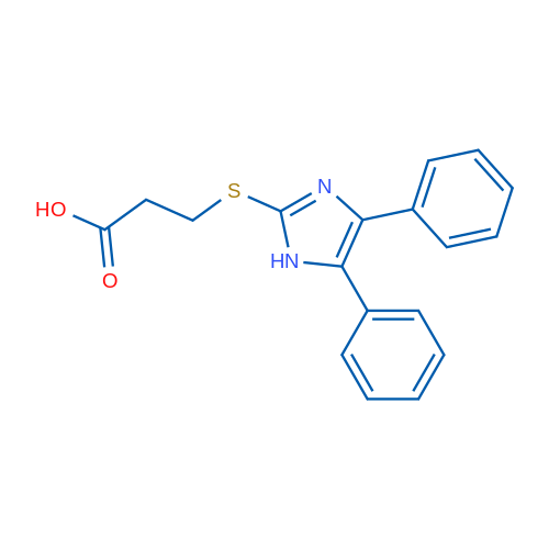 3-((4,5-Diphenyl-1H-imidazol-2-yl)thio)propanoic acid 1g