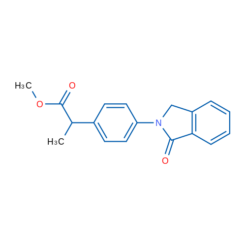 Methyl 2-(4-(1-oxoisoindolin-2-yl)phenyl)propanoate 100mg