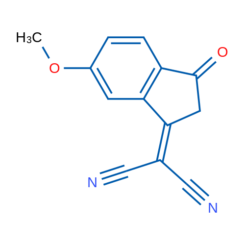 2-(6-Methoxy-3-oxo-2,3-dihydro-1H-inden-1-ylidene)malononitrile 1g