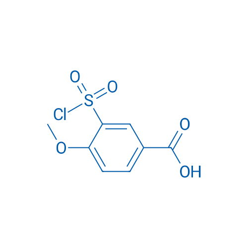 3-(Chlorosulfonyl)-4-methoxybenzoic acid 250mg