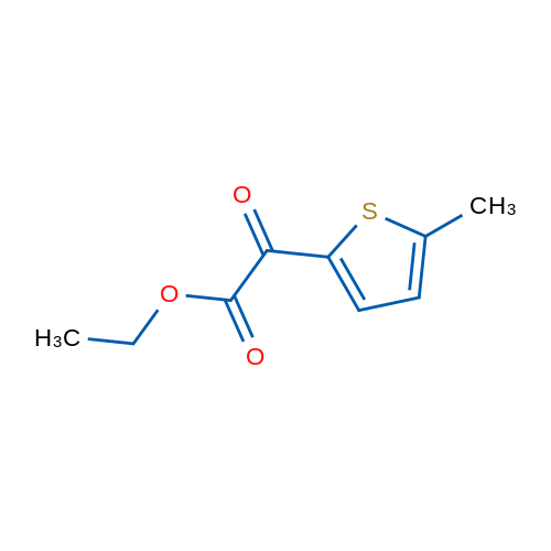 Ethyl 5-methylthiophene-2-glyoxylate 1g