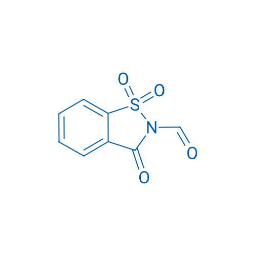 3-Oxobenzo[d]isothiazole-2(3H)-carbaldehyde 1,1-dioxide 250mg
