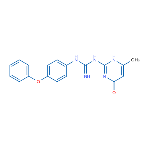 1-(6-Methyl-4-oxo-1,4-dihydropyrimidin-2-yl)-3-(4-phenoxyphenyl)guanidine 1g