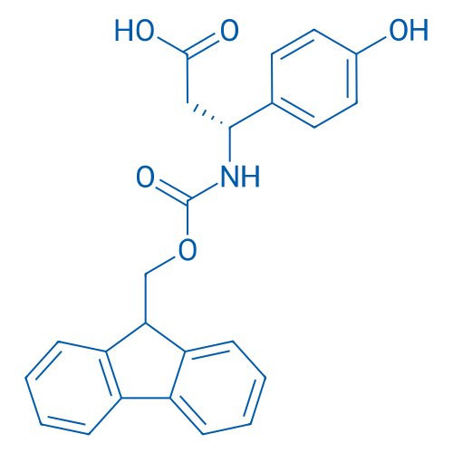 Fmoc-D-β-Phe(4-OH)-OH 100mg