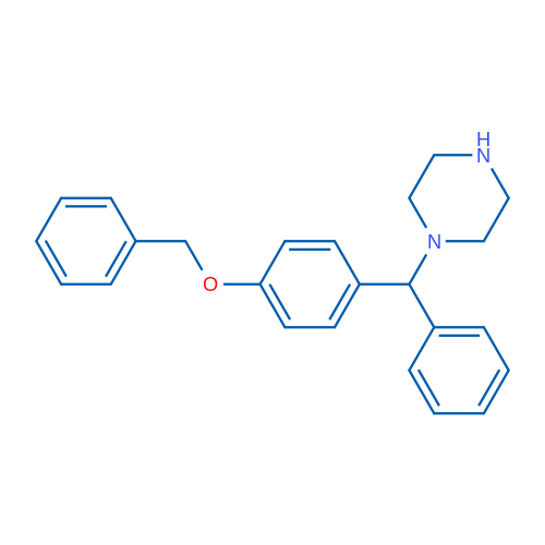 1-((4-(Benzyloxy)phenyl)(phenyl)methyl)piperazine 1g