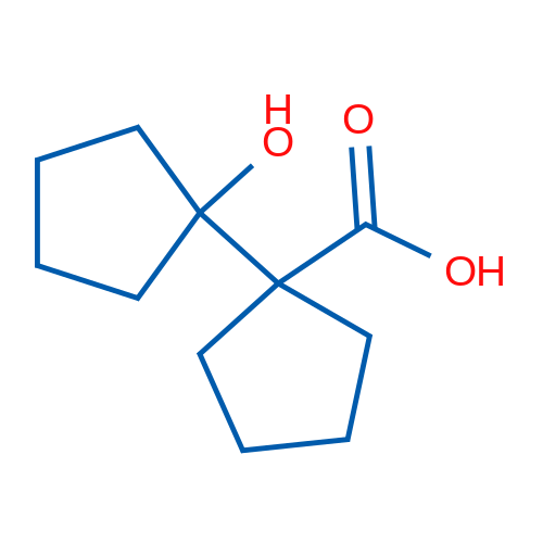 1-(1-Hydroxycyclopentyl)cyclopentane-1-carboxylic acid 1g