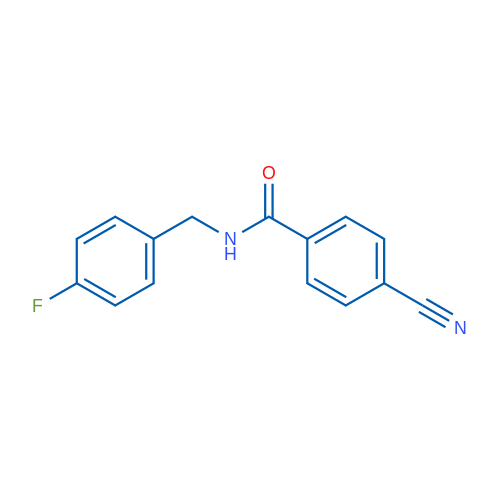 4-Cyano-N-(4-fluorobenzyl)benzamide 5g