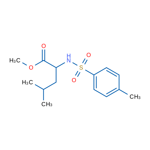Methyl 4-methyl-2-(4-methylphenylsulfonamido)pentanoate 5g