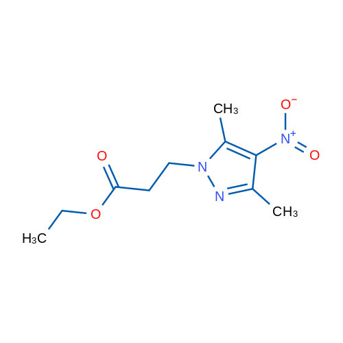 Ethyl 3-(3,5-dimethyl-4-nitro-1H-pyrazol-1-yl)propanoate 1g