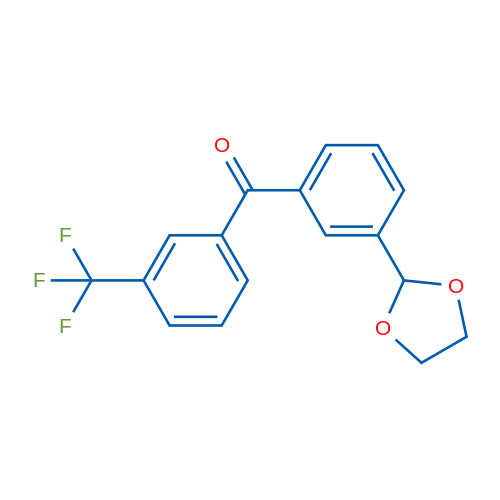 3-(1,3-Dioxolan-2-yl)-3'-trifluoromethylbenzophenone 1g