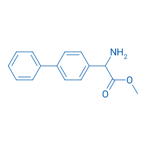 Methyl 2-([1,1'-biphenyl]-4-yl)-2-aminoacetate 250mg