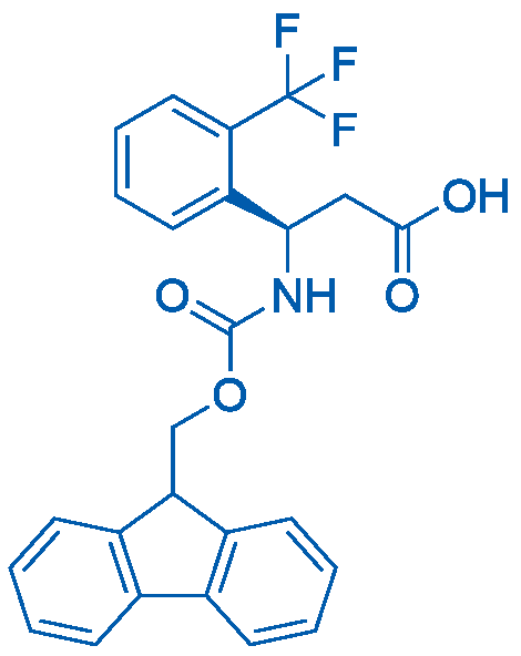 Fmoc-D-β-Phe(2-CF3)-OH 100mg