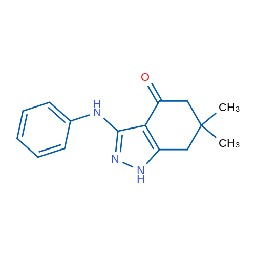 6,6-Dimethyl-3-(phenylamino)-6,7-dihydro-1H-indazol-4(5H)-one 1g