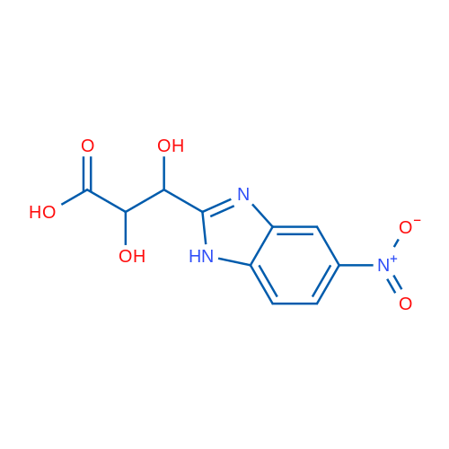 2,3-Dihydroxy-3-(5-nitro-1H-benzo[d]imidazol-2-yl)propanoic acid 1g