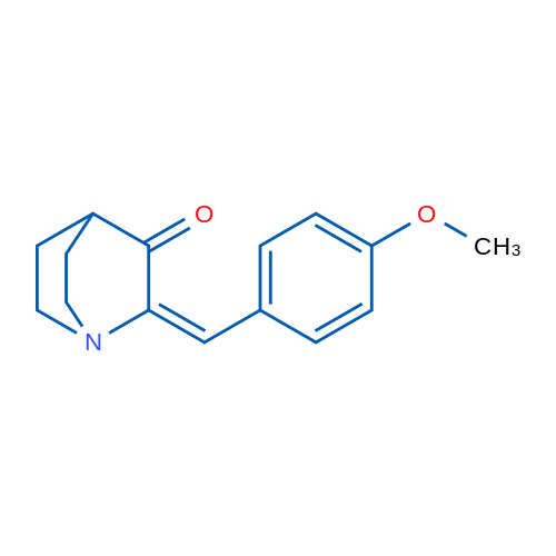 (2E)-2-[(4-Methoxyphenyl)methylidene]-1-azabicyclo[2.2.2]octan-3-one 1g