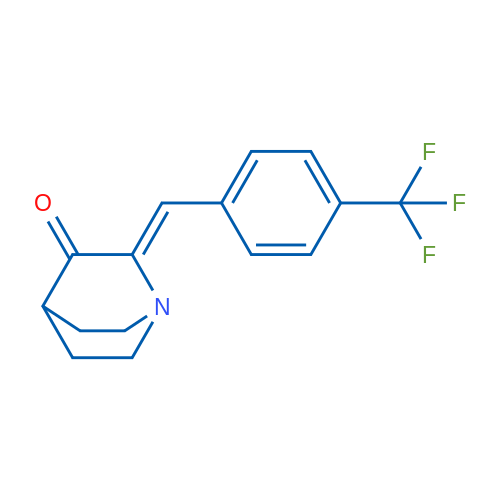 (2Z)-2-{[4-(trifluoromethyl)phenyl]methylidene}-1-azabicyclo[2.2.2]octan-3-one 1g