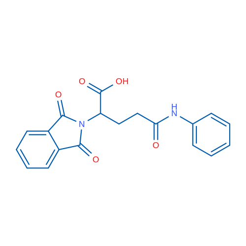 2-(1,3-Dioxoisoindolin-2-yl)-5-oxo-5-(phenylamino)pentanoic acid 5g