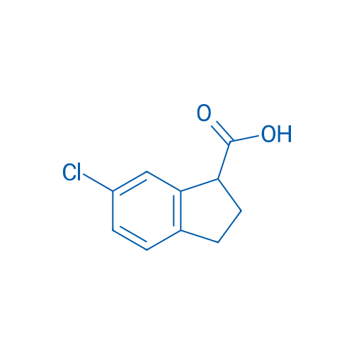 6-Chloro-2,3-dihydro-1H-indene-1-carboxylic acid 250mg