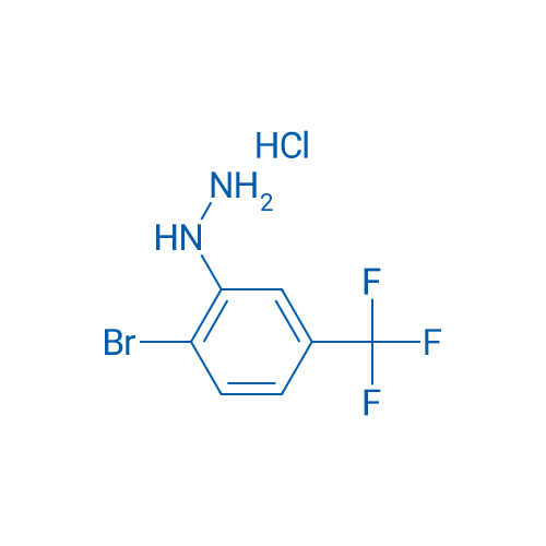 2-Bromo-5-(trifluoromethyl)phenylhydrazine hydrochloride 5g
