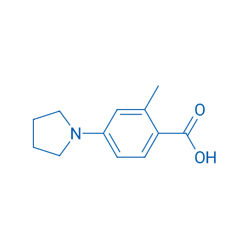2-Methyl-4-(pyrrolidin-1-yl)benzoic acid 250mg