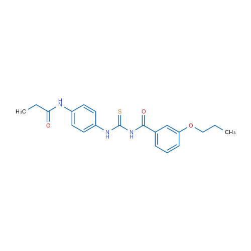 N-((4-Propionamidophenyl)carbamothioyl)-3-propoxybenzamide 1g