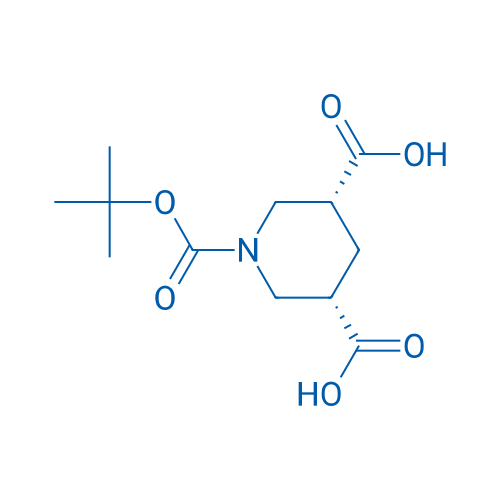 rel-(3R,5S)-1-(tert-Butoxycarbonyl)piperidine-3,5-dicarboxylic acid 25g