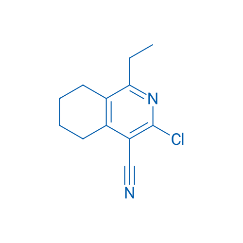 3-Chloro-1-ethyl-5,6,7,8-tetrahydroisoquinoline-4-carbonitrile 100mg