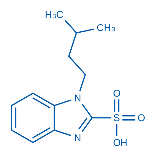 1-Isopentyl-1H-benzo[d]imidazole-2-sulfonic acid 5g