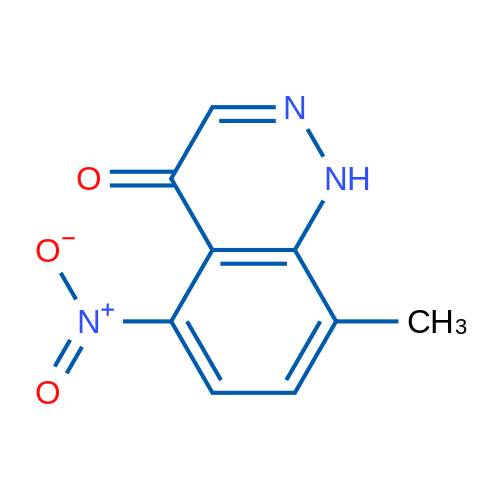 8-Methyl-5-nitrocinnolin-4(1H)-one 1g