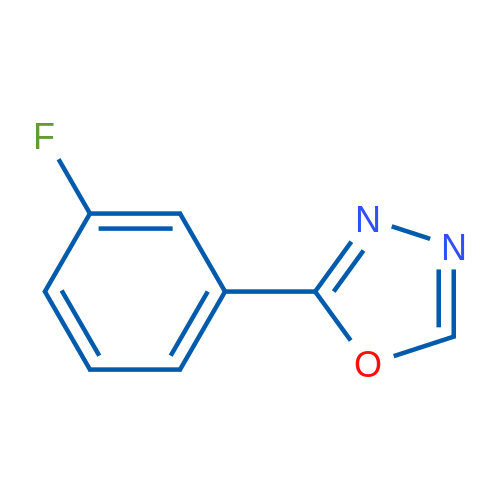 2-(3-Fluorophenyl)-1,3,4-oxadiazole 1g