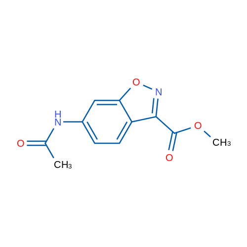Methyl 6-acetamidobenzo[d]isoxazole-3-carboxylate 1g