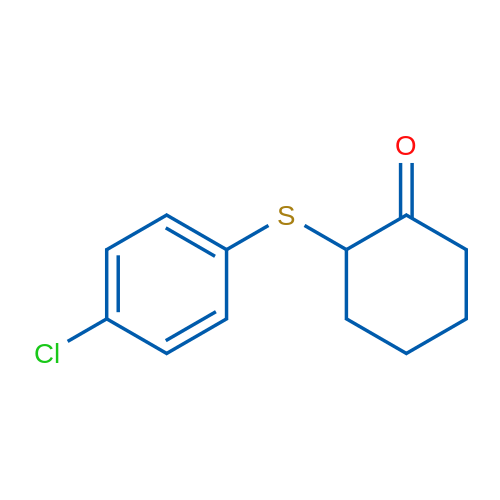 2-[(4-Chlorophenyl)sulfanyl]cyclohexan-1-one 1g