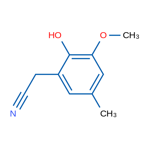 2-(2-Hydroxy-3-methoxy-5-methylphenyl)acetonitrile 1g