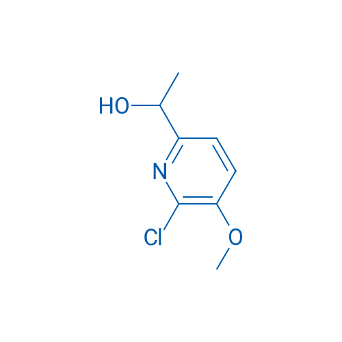 1-(6-Chloro-5-methoxypyridin-2-yl)ethan-1-ol 250mg