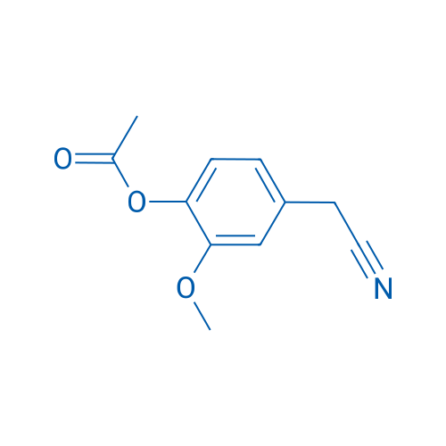 4-(Cyanomethyl)-2-methoxyphenyl acetate 100mg