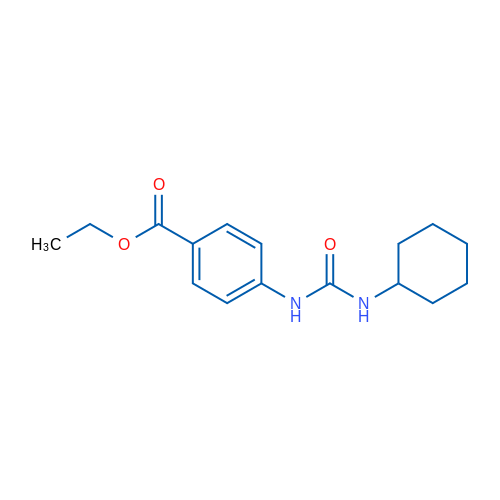 Ethyl 4-[(cyclohexylcarbamoyl)amino]benzoate 5g