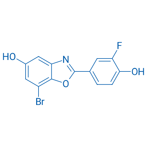 7-Bromo-2-(3-fluoro-4-hydroxyphenyl)benzo[d]oxazol-5-ol 250mg