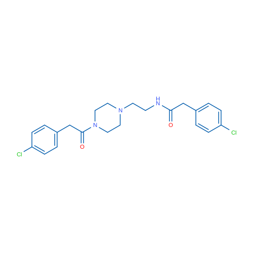 2-(4-Chlorophenyl)-N-(2-{4-[2-(4-chlorophenyl)acetyl]piperazin-1-yl}ethyl)acetamide 1g