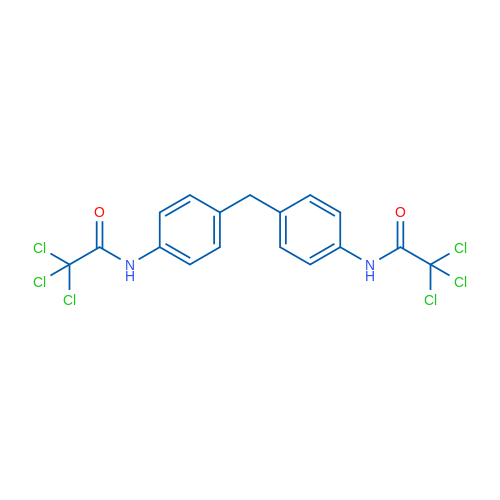 N,N'-(Methylenebis(4,1-phenylene))bis(2,2,2-trichloroacetamide) 5g