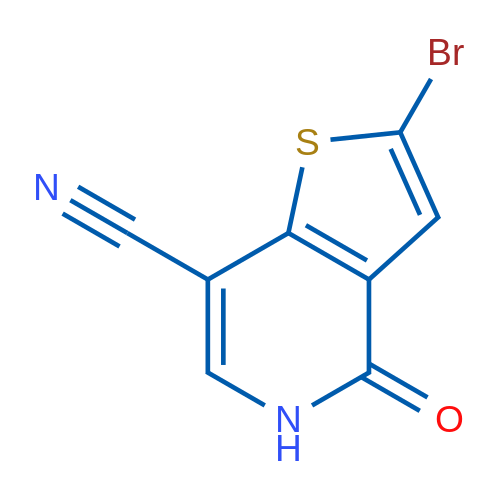 2-Bromo-4-oxo-4,5-dihydrothieno[3,2-c]pyridine-7-carbonitrile 250mg
