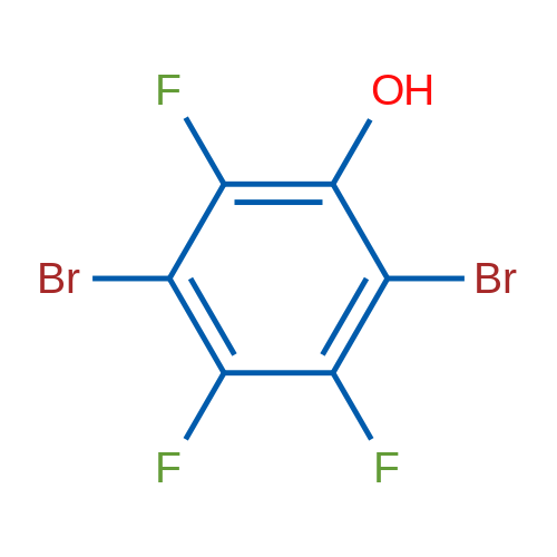 2,5-Dibromo-3,4,6-trifluorophenol 1g